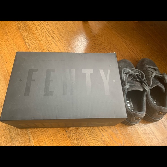 FENTY PUMA gray velvet creepers - Picture 7 of 8